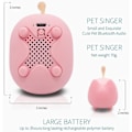 Miniatyrbillede 4 af 5: Mini trådløs bærbar Bluetooth højttaler - Rosa