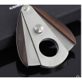 Miniatyrbillede 1 af 4: Scalloped rustfrit stål cigarr saks Cigarr Cutter Håndtag Cigarr
