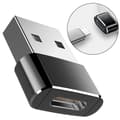 Miniatyrbilde 4 av 5: USB-adapter - USB type A (hann) til USB-C (hunn) - USB 3.1 Black Svart