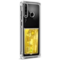 Pikkukuva 2 / 5: TG Huawei P30 Lite - Kätevä Kotelo Korttitaskulla Läpinäkyvä/Läpinäkyvä Läpinäkyvä/Läpinäkyvä