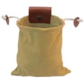 Miniatyrbilde 5 av 5: Foderpose i voksduk, 2-pakks sammenleggbar foderpose i lær, midjepose for sopp, buskpose for camping, fotturer
