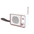 Pikkukuva 1 / 5: Retro langaton Bluetooth-kaiutin, Mini Cute Portable Speaker (Valkoinen)