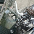 Miniatyrbillede 3 af 3: Motorcykel Navigation GPS Plade Beslag Til Montana XR5 XR 5 Smartphone Stativ Holder Til Excelle 40