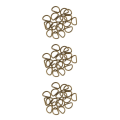 Miniatyrbillede 5 af 5: 1/3/5 100 Styk Legering DIY D-Ringe til Webbing Bronze 12x8x1.8m 3Sæt