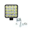 Miniatyrbillede 3 af 5: 4x LED arbejdslys flood spots 48w 16led til lastbil terrængtraktor 12v--