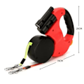 Pikkukuva 2 / 5: Retractible Double Dog Leash with Two 3 Meter Long Leads, 360 Double Tangle-Free Dog Leash for Walking Two Dogs Up to 50 Pounds
