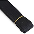 Miniatyrbillede 4 af 6: Dobbelt Taekwondo Bælte Karate Judo Hapkido Kampsportsuniform Farve Rang Bælte 220cm Sort Længde 220cm87tommer
