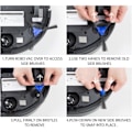 Miniatyrbilde 4 av 5: Utbytte sidebørster kompatibel med Eufy RoboVac 11S/11S MAX/15T/30/30C/ 30C MAX/12/15C/15C MAX/25C/35C/G10/G30/G30 Edge robotstøvsuger