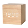 Miniatyrbild 1 av 3: LED-klocka Cube LED-klickklocka Väckarklocka med digital ljudaktivering