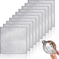 Återanvändbara Multifunktionella Silvertrådsrengöringsdukar 10-pack 20x20cm Repfria Disktrasor för Pannor Ugnar Grillar och Kök