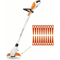 Miniatyrbild 5 av 5: Förpackning med 100 Kompatibla Blad för Stihl PolyCut 2-2 PolyCut 3-2, FSA 45 FSA 57 FSE 52, Plastblad för Stihl Sladdlös Trimmer..DEBUNS