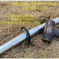 Miniatyrbild 2 av 2: 8 st U-formade ankare för studsmatta Stake Heavy Duty Metal Fixing Nail Azul