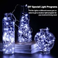 Miniatyrbild 3 av 5: 2-pack Fairy Lights Fairy String Lights Batteridriven