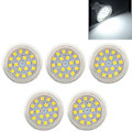 Miniatyrbild 1 av 4: MR11 GU4 5W DC 12-24V 2835SMD LED-lampa Spotlight Ersätt halogen Ljusstorlek, färg: 5st, kallvit
