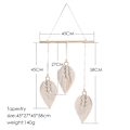 Pikkukuva 2 / 5: Makrame-seinävaate Bohemian Macrame Deco Macrame-höyhenseinä H
