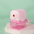 Astronaut Pencil Sharpener Automatically Enters Lead ROSA Pink Pink Pink