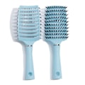 Pikkukuva 5 / 5: TG Borst Detangling Boar Hair Borsthuvud Scalp Massage Vented Com sininen 1 kpl