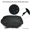 Pikkukuva 5 / 5: 210D suojakansi Weber Q1200 ja 1000 kaasugrilleille, sopii Q1200, Q1400, Q1000, Q100, Q120, Baby Q, UV-suoja