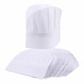 Miniatyrbillede 1 af 3: Chef Hattar 20-pak Vita engangs Kock Toques 23cm