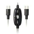 Miniatyrbillede 4 af 5: USB MIDI-kabeladapter, USB type A han til MIDI DIN 5-polet indgangs-udgangs kabelinterface med LED-indikator