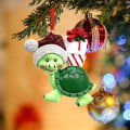Miniatyrbild 2 av 5: Julsköldpaddsberlocker Trädhängande Prydnader Dekorationer för Hem Barn Present Noel Navidad Inredning