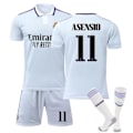 Pikkukuva 1 / 2: 22-23 Real Madrid FC Jalkapallopaita Paidat Jalkapalloasut VINI JR. 20 XS ASENSIO 11 XXL