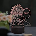 Miniatyrbilde 1 av 5: Anime Satoru Gojo 3D LED nattlys for soveromsdekor