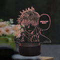 Miniatyrbillede 1 af 5: Anime Satoru Gojo 3D LED Natlampe til Soveværelsesindretning