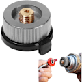Miniatyrbilde 1 av 4: gasspatronadapter for campingkomfyr, gasspatron til gassflaske adapter, adapter.