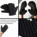 Pikkukuva 2 / 4: TG 2 kpl Hiusten kihartamissieni-hanskat, Magic Curly Sponge Gloves Barber