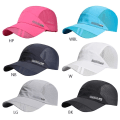 Miniatyrbillede 3 af 5: Galaxy Hatt Mesh Justerbar Hip Hop Platt Mode Løbe Mesh Visir Cap (Lyseblå)