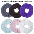 Miniatyrbillede 5 af 5: TG Håndklæde Scrunchie, pakke med 2, Mikrofiber Scrunchie, Hårtørring sort