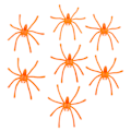 Miniatyrbild 5 av 5: 200 st Spindelfigurer Simulering Spindlar April Fools Rekvisita Skämtleksak Halloween Dekorationer Fest Underhållning Nyhet Leksak null - C