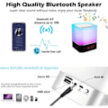 Miniatyrbild 2 av 5: TG Bluetooth-högtalare, trådlös bärbar högtalare med LED-lampor eller RGB-färgbyte