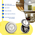 Miniatyrbillede 2 af 3: 2-pak LED-batterilampe Trådløs natlampe