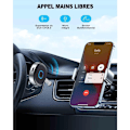 Miniatyrbilde 4 av 5: Bil Bluetooth Mottaker, Bluetooth 5.3 Jack Adapter, Bluetooth Mottaker Håndsfritt Anrop, Dobbel Tilkobling