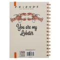 Miniatyrbilde 2 av 3: Friends You´re My Lobster Notatbok A5 Svart/Rød Svart/Rød A5