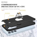 Miniatyrbillede 3 af 5: Samsung Galaxy A54 5G Hybrid skal med Finger Ring - Sort Sort