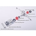 Miniatyrbillede 2 af 2: 3,25 tommer Surf Skateboard Bridge Styrfæste Longboard - Sort