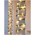 Miniatyrbilde 3 av 3: Solcelledrevet utendørs rottinglys realistiske planter Stringlys LED dekorativ lampe for bryllup jul gårdsplass dekor (10m100LED)