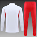 Miniatyrbilde 2 av 3: 23-24 Ny säsong Flamenco Vuxen/Barn Långärmad Jersey Set vit 12#