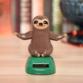 Miniatyrbilde 3 av 4: Dovendyr Solcelledrevet Dansende Lekefigur Dyr Dukke Lekebil Skrivebordsdekorasjon Dansende Dyr (1 stk)
