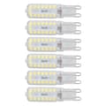 6-pack G9 LED-lampor 7W Dimbar 360° ersättning