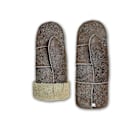 Miniatyrbillede 5 af 5: Vinter- Fårskinnsuldvanter M-sort uden snøre