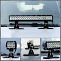 Miniatyrbillede 4 af 5: Magnetisk Base LED Strip Monteringsbeslag, Stærk Sugekopholder til Lige Buet Side LED Strip Montering, 2 Pak, Sort