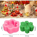 Miniatyrbillede 2 af 5: 1 stk 3D Snefnug Silikonform til at lave lys, cra