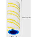Miniatyrbilde 2 av 5: Erstatningsruller, Karcher FC7 FC5 FC3D FC3 Erstatningsruller (4 gule stykker)..DEBUNS