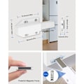 Miniatyrbild 2 av 5: Tryck för att öppna 2 stycken Trycköppnare Skåpmagnetlås för skåplucka Lådssystem Magnetisk spärr Tryckdämpare för skåpdörr