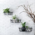 Miniatyrbild 3 av 5: Vägg hylla väggförvaring diverse tillbehör för heminredning 450x150x250mm koppar