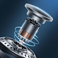 Miniatyrbild 5 av 5: 1/2/3/5 Metallisk Bil Luftfräschare SolDriven Automatisk Röd 1Set